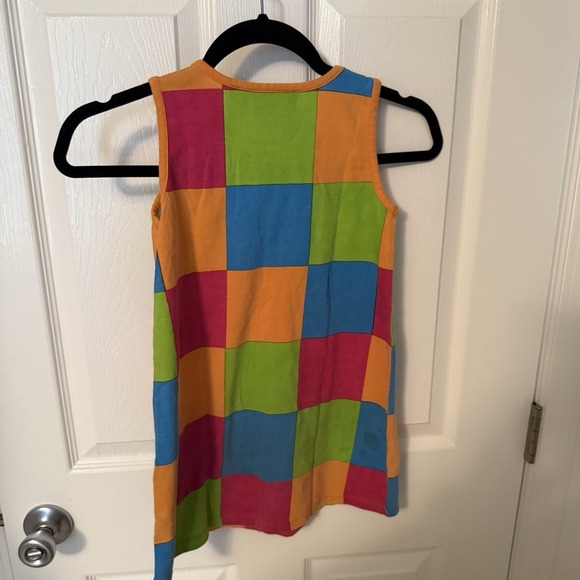 Michael Simon Girls Size 6 Under the Sea Mermaid Dress Patchwork Multicolor - Picture 8 of 11